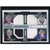 Image 1 : 14-15 SP Game Used Authentic Fabrics Quads