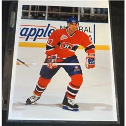 Stephan Lebeau Montreal Canadiens 8x10 photo