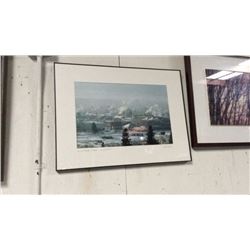 Winter over Livingston by T Burns