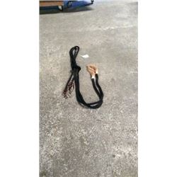Black Nylon Split Reins W/horse Hair Tassels-new