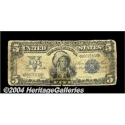 Fr. 271 $5 1899 Silver Certificate Inverted