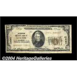 Lawton, OK- $20 1929 Ty. 2 The American NB Ch.