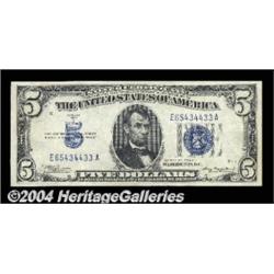Fr. 1651 $5 1934A Silver Certificate. Choice