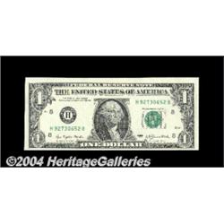 Fr. 1909-H $1 1977 Federal Reserve Note. Gem