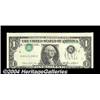 Image 1 : Fr. 1913-G $1 1985 Federal Reserve Note. Gem