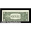 Image 2 : Fr. 1913-G $1 1985 Federal Reserve Note. Gem