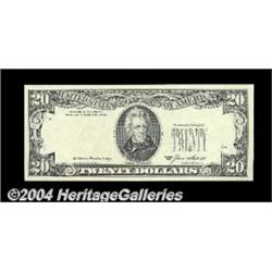 Fr. 2075-? $20 1985 Federal Reserve Note. Gem
