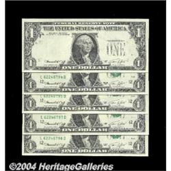 Fr. 1908-L $1 1974 Federal Reserve Notes. Gem