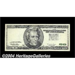 Fr. 2083-B $20 1996 Federal Reserve Note.