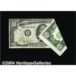 Fr. 2011-E* $10 1950A Federal Reserve Note.