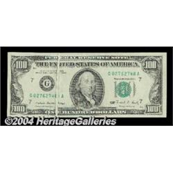 Fr. 2172-G $100 1988 Federal Reserve Note.