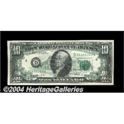 Fr. 2018-D $10 1969 Federal Reserve Note. Gem
