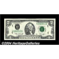 Fr. 1935-D $2 1976 Federal Reserve Note. Gem