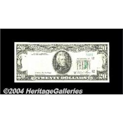 Fr. 2074-L $20 1981A Federal Reserve Note.