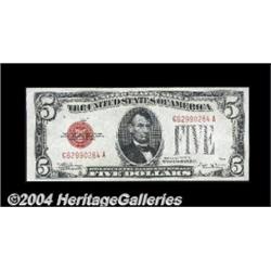 Fr. 1529 $5 1928D Legal Tender Note. Gem Crisp