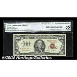 Fr. 1550 $100 1966 Legal Tender Note. Gem