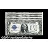 Image 1 : Fr. 1601 $1 1928A Silver Certificates. Five