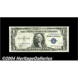 Fr. 1607* $1 1935 Mule Silver Certificate. Gem