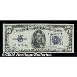 Fr. 1651 $5 1934A Silver Certificate. Gem