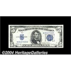 Fr. 1651* $5 1934A Silver Certificate. Gem