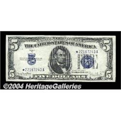 Fr. 1654* $5 1934D Narrow Silver Certificate.
