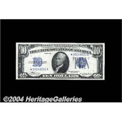 Fr. 1701* $10 1934 Silver Certificate. Choice