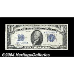 Fr. 1701* $10 1934 Mule Silver Certificate.