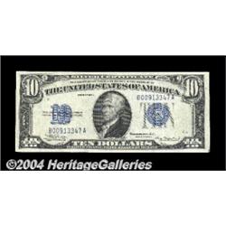 Fr. 1702 $10 1934A Silver Certificate. Late
