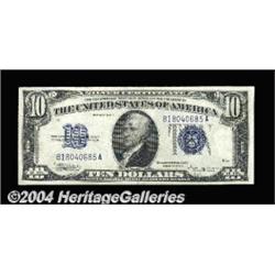 Fr. 1703 $10 1934B Silver Certificate. About