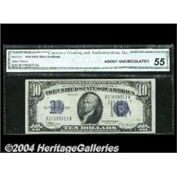 Fr. 1703 $10 1934B Silver Certificate. CGA