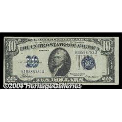 Fr. 1703 $10 1934B Silver Certificate. Very