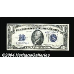 Fr. 1704* $10 1934C Silver Certificate. Choice