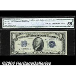 Fr. 1705* $10 1934D Silver Certificate. CGA
