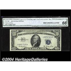 Fr. 1706* $10 1953 Silver Certificate. CGA Gem