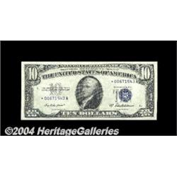 Fr. 1707* $10 1953A Silver Certificate. Gem