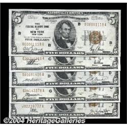 $5 Federal Reserve Bank Notes.Fr. 1850-B $5
