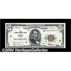 Fr. 1850-K $5 1929 Federal Reserve Bank Note.