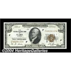 Fr. 1860-F $10 1929 Federal Reserve Bank Note.