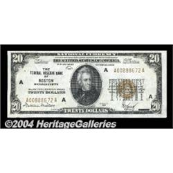 Fr. 1870-A $20 1929 Federal Reserve Bank Note.