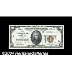 Fr. 1870-D $20 1929 Federal Reserve Bank Note.
