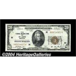 Fr. 1870-H $20 1929 Federal Reserve Bank Note.
