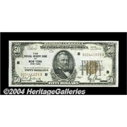 Fr. 1880-B $50 1929 Federal Reserve Bank Note.