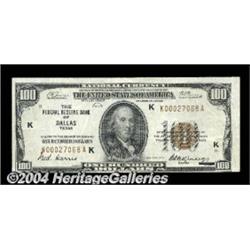 Fr. 1890-K $100 1929 Federal Reserve Bank