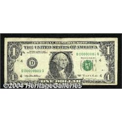 Fr. 1921-D $1 1981 Federal Reserve Note.