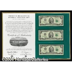 Fr. 1936-A*-L* $2 1995 Premium Millenium