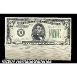 Fr. 1956-H/1957-H $5 1934 Mule/1934A Federal