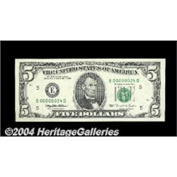 Fr. 1984-E $5 1995 Federal Reserve Note. Gem