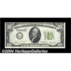 Fr. 2003-G $10 1928C Federal Reserve Note.