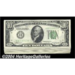 Fr. 2006-H $10 1934A Federal Reserve Notes.