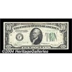 Fr. 2007-F $10 1934-B Federal Reserve Note.